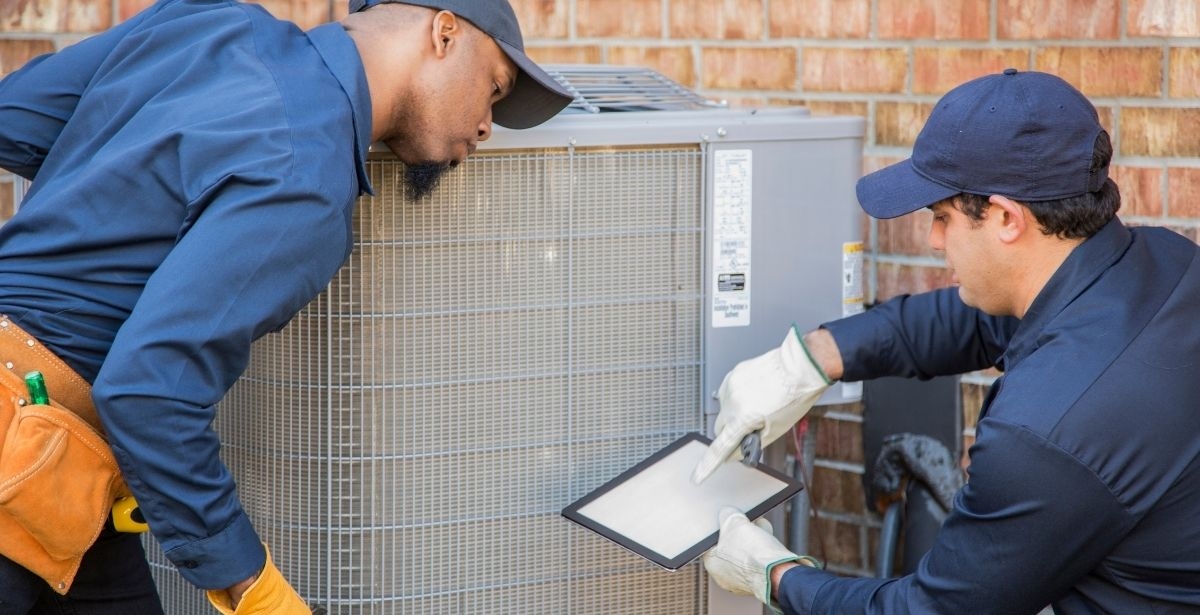 working in HVAC